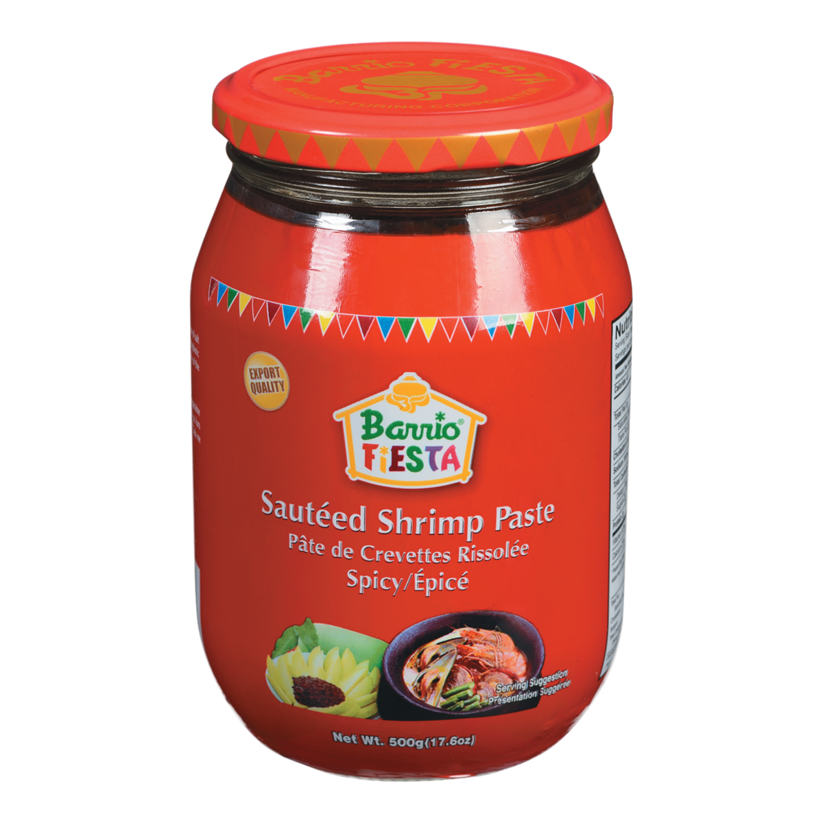 Barrio Fiesta Satueed Shrimp Paste, Bagoong 500 g, $1.80/100g