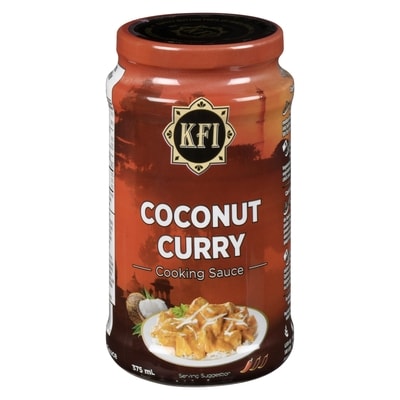 KFI Cooking Sauce, Coconut Curry 375 ml, $1.06/100ml