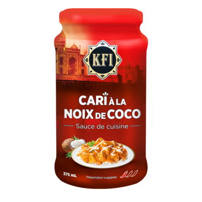 KFI Cari à la Noix de Coco sauce de cuisine 375 ml, 1,07 $/100ml
