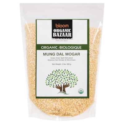 Organic Baazar Mung Dal Mogar Organic 908 g, $0.77/100g