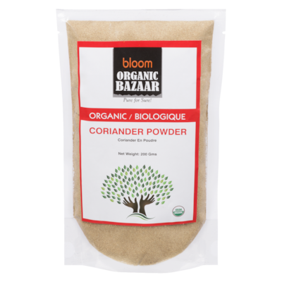 Organic Baazar Poudre de coriandre 200 g, 2,00 $/100g