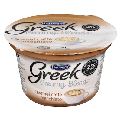 Norman Greek Yogurt, 2% Caramel Café 150 g, $2.00/100g