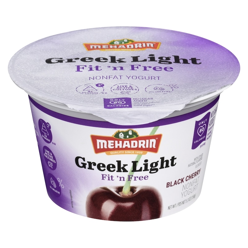Fit N Free Greek Light Yogurt, Black Cherry