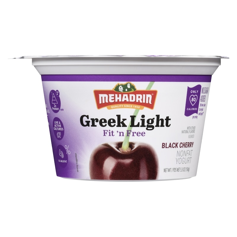 Fit N Free Greek Light Yogurt, Black Cherry
