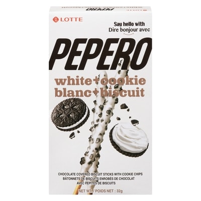 Lotte Pepero - Chocolat blanc 47 g, 3,17 $/100g
