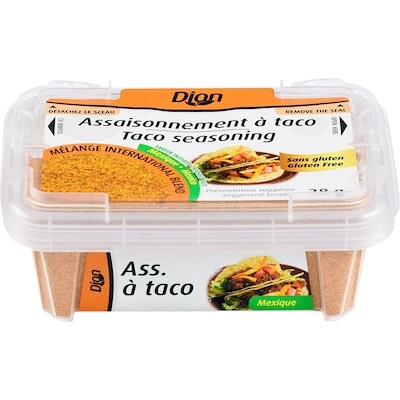 Dion Assaisonnement à taco 38 g, 9,97 $/100g