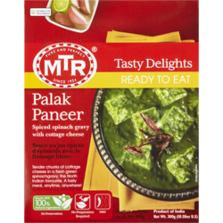 MTR Palak Paner 300 g, 0,66 $/100g