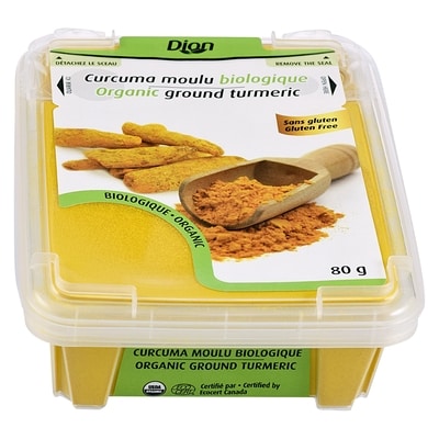 Dion Curcuma Biologique 80 g, 8,75 $/100g