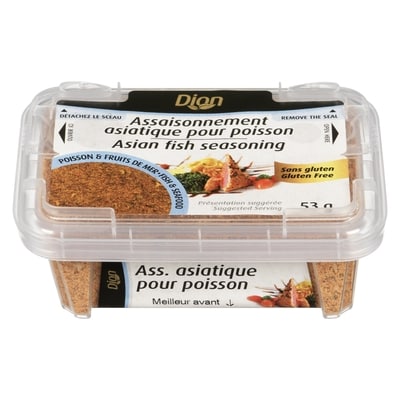 Dion Poisson & fruits de mer assaisonnement asiatique pour poisson 53 g, 9,42 $/100g
