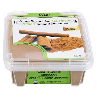 Dion Organic Ground Cinnamon 65 g, $7.68/100g