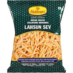 Haldiram’s Collation indienne Lahsun Sev 150 g, 1,33 $/100g