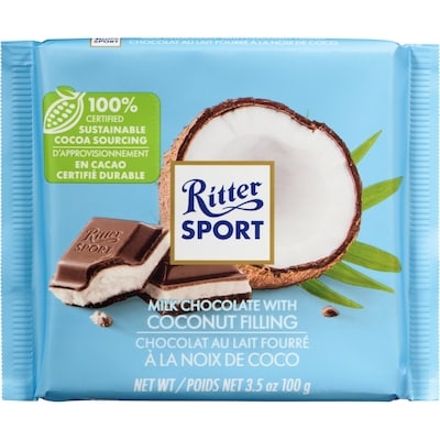 Ritter Sport Chocolate Bar, Coconut 100 g, $4.99/100g