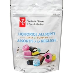 le Choix du Président Bonbons assortis à la réglisse  200 g, 1,75 $/100g