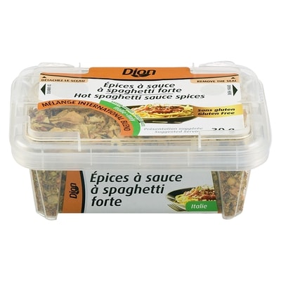 Dion Épices sauce spaghetti forte 30 g, 12,63 $/100g