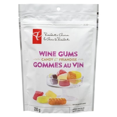 President's Choice Wine Gums Candy 200 g, $1.75/100g