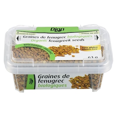Dion Organic Fenugreek 63 g, $7.13/100g