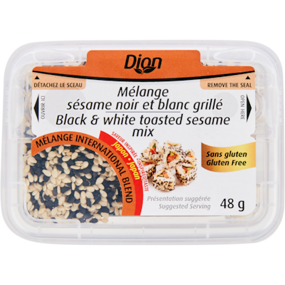 Dion Sésame grillé noir et blanc 48 g, 8,94 $/100g