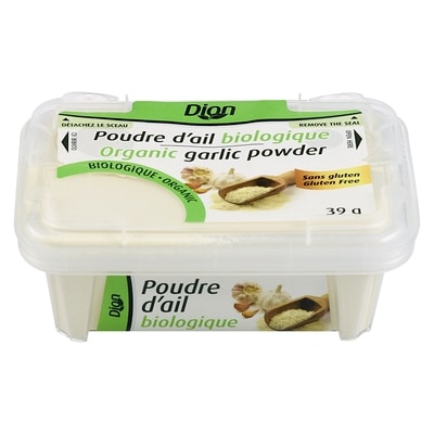 Dion Poudre d'ail biologique 39 g, 8,97 $/100g