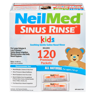 NeilMed Premixed Packets Kids 120 ea, $0.16/1ea