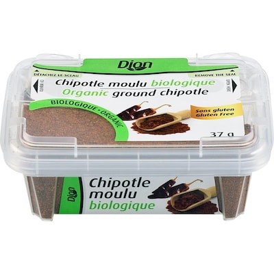 Dion Chipotle biologique moulu 37 g, 14,86 $/100g