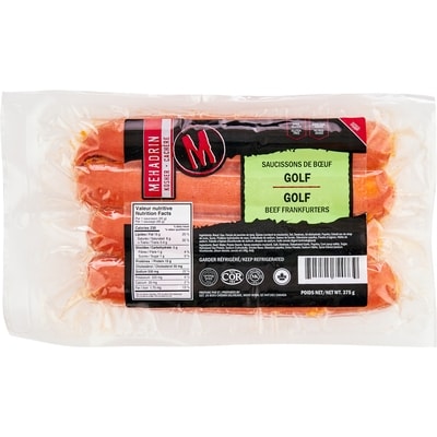 Kosher Mehadrin Golf Hot Dogs 375 g, $2.66/100g
