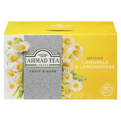 Ahmad Tea, Camomile & Lemongrass 40 g, $9.98/100g