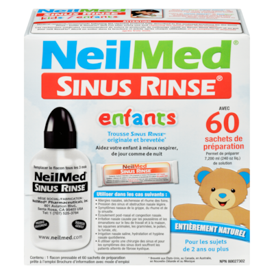 NeilMed Trousse sinus rinse enfants 120 ml, 14,56 $/100ml