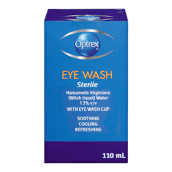 Optrex Sterile Eye Wash 110 ml, $7.72/100ml