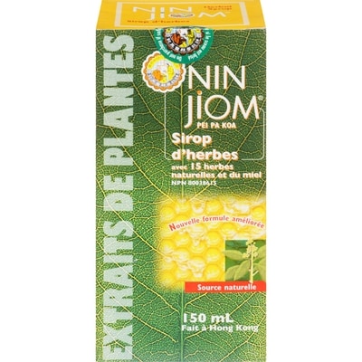 Nin Jiom Sirop contre la toux et le mal de gorge 150 ml, 4,33 $/100ml