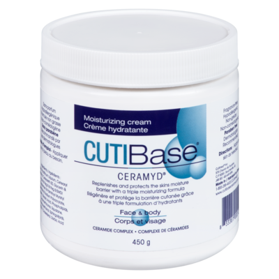 CUTIBase Corps Et Visage Crème Hydratante 450 g, 7,11 $/100g