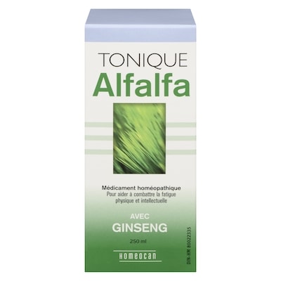 Homeocan Tonique de luzerne 250 ml, 4,32 $/100ml