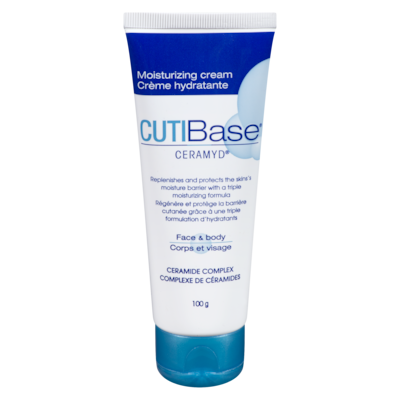 CUTIBase Face & Body Moisturizing Cream 100 g, $14.99/100g