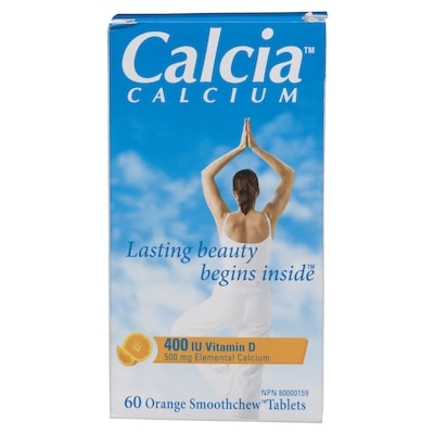 Calcia Calcium Orange Smoothchew Tablets 60 ea, $0.18/1ea