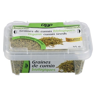 Dion Organic Cumin Seeds 35 g, $9.97/100g