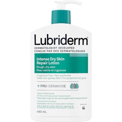 Lubriderm Intense Skin Repair Body Lotion 480 ml, $2.37/100ml