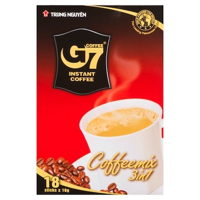 Trung Nguyen Café instantané 3 en 1 G7 boîte 288 g, 1,73 $/100g