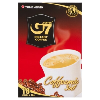 Trung Nguyen Café instantané 3 en 1 G7 boîte 288 g, 1,73 $/100g