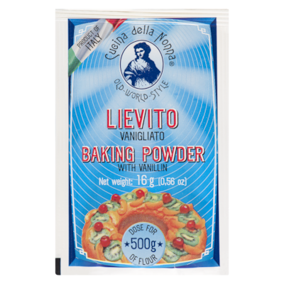 Cucina della Nonna Baking Powder Lievito 16 g, $8.06/100g