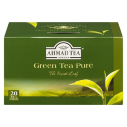 Ahmad Tea Green Tea Pure 40 g, $9.98/100g