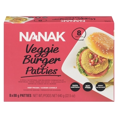 Nanak Vegetable Cutlets 640 g, $1.56/100g