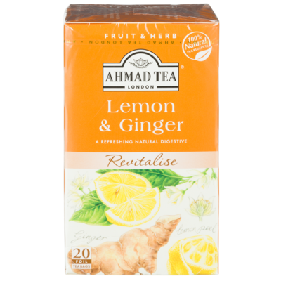 Ahmad Tisane citron et gingembre 40 g, 9,98 $/100g