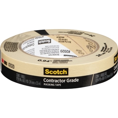 Scotch Masking Tape 24mm X 55m 1 ea, $3.00/1ea