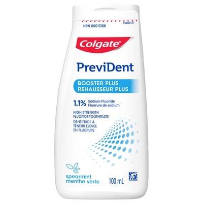 Colgate PreviDent Booster Plus High Fluoride Toothpaste, Mint 100 ml, $12.99/100ml