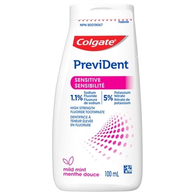 Colgate PreviDent Sensitive Toothpaste, Mint 100 ml, $11.99/100ml