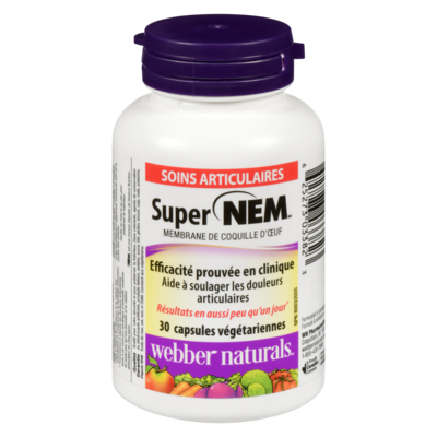Webber Naturals Joint Ease Capsules Membrane De Coquille D'Œuf Naturelle 30 ea, 0,77 $/1ch