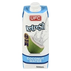 UFC Eau de coco 100% Refrsh 500 ml, 0,56 $/100ml