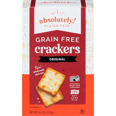 Absolute Kosher Gluten Free Crackers, Original 125 g, $5.99/100g