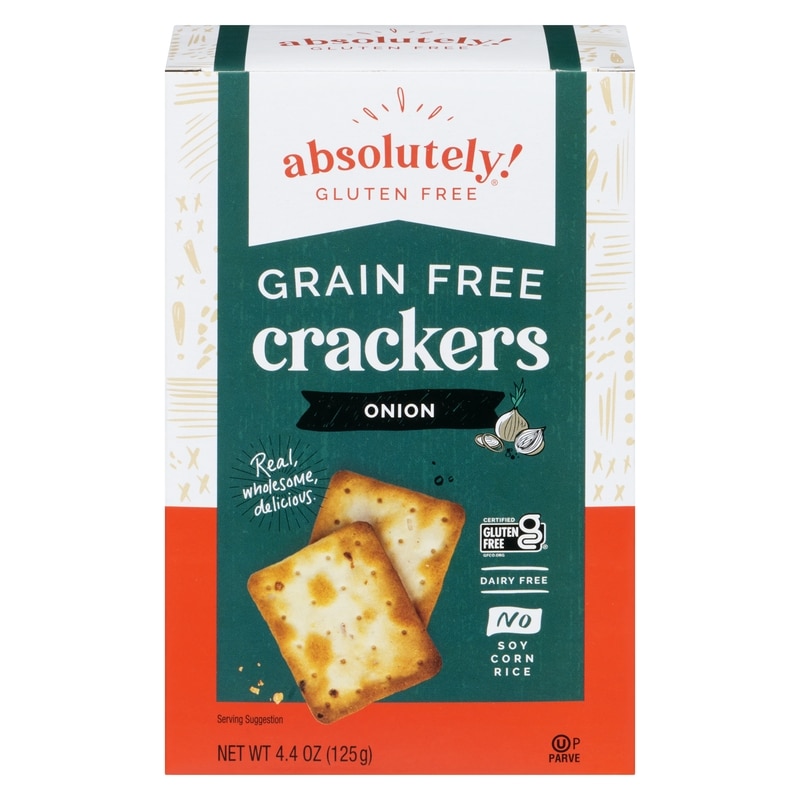 Kosher Gluten Free Crackers, Onion