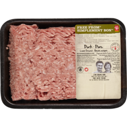 President's Choice Free From Lean Ground Pork 454 g, $1.32/100g