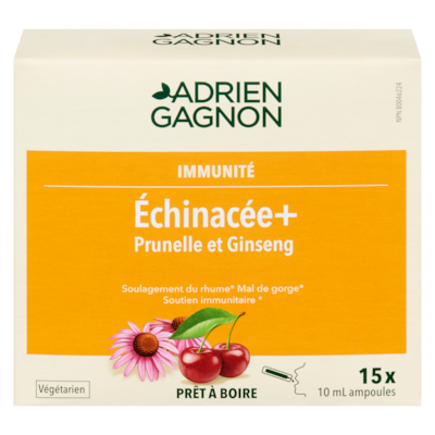 Adrien Gagnon Ampoules Préparation Échinacée 15 ea, 1,20 $/1ch